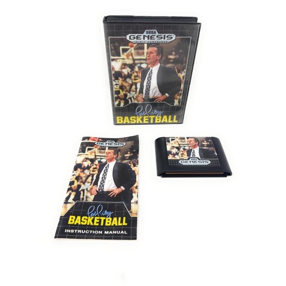 Pat Riley's Basketball Tested Sega Genesis, 1990 - Picture 1 of 2